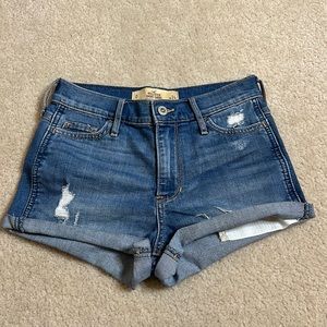 Hollister size 0 Jean shorts